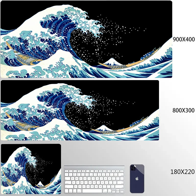 Great Wave Art XXL Gaming Mouse Pad