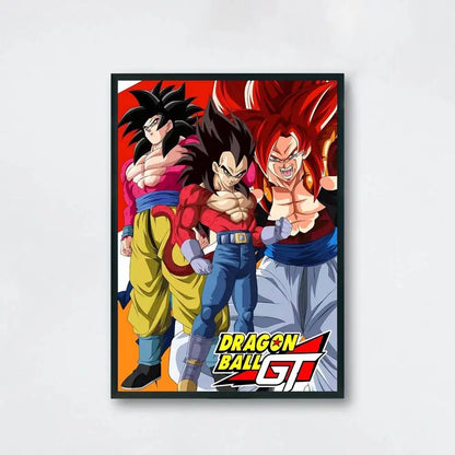 Dragon Ball Anime Canvas Poster – Goku & Vegeta Wall Art