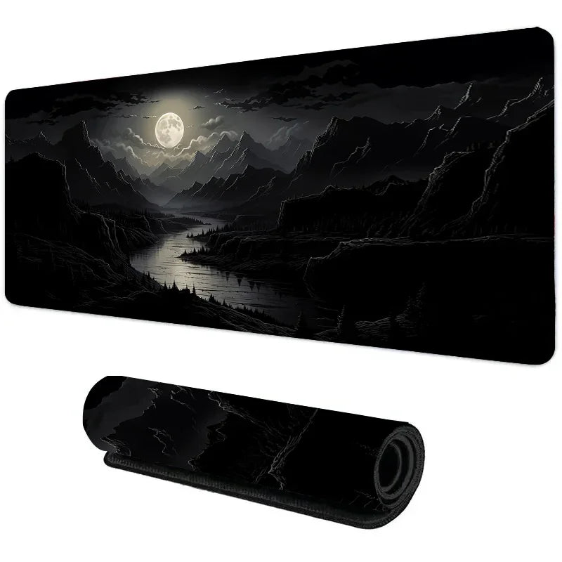 Night Moonlight Gaming Mouse Pad – Multi-Style XXL Desk Mat
