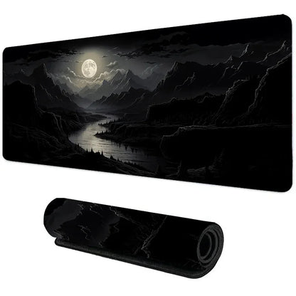Night Moonlight Gaming Mouse Pad – Multi-Style XXL Desk Mat