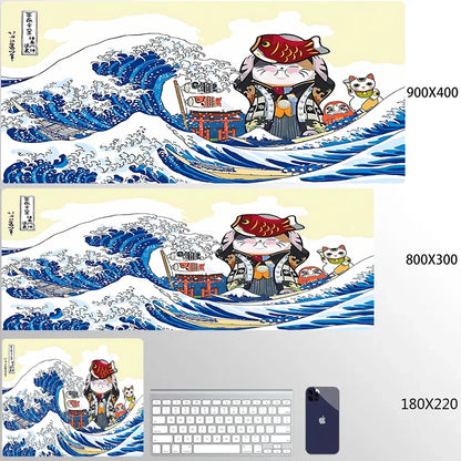 Great Wave Art XXL Gaming Mouse Pad