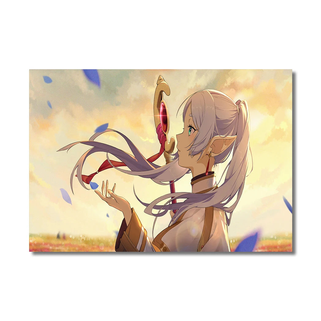 The Journey's End Collection: High-Definition Frieren Canvas Art