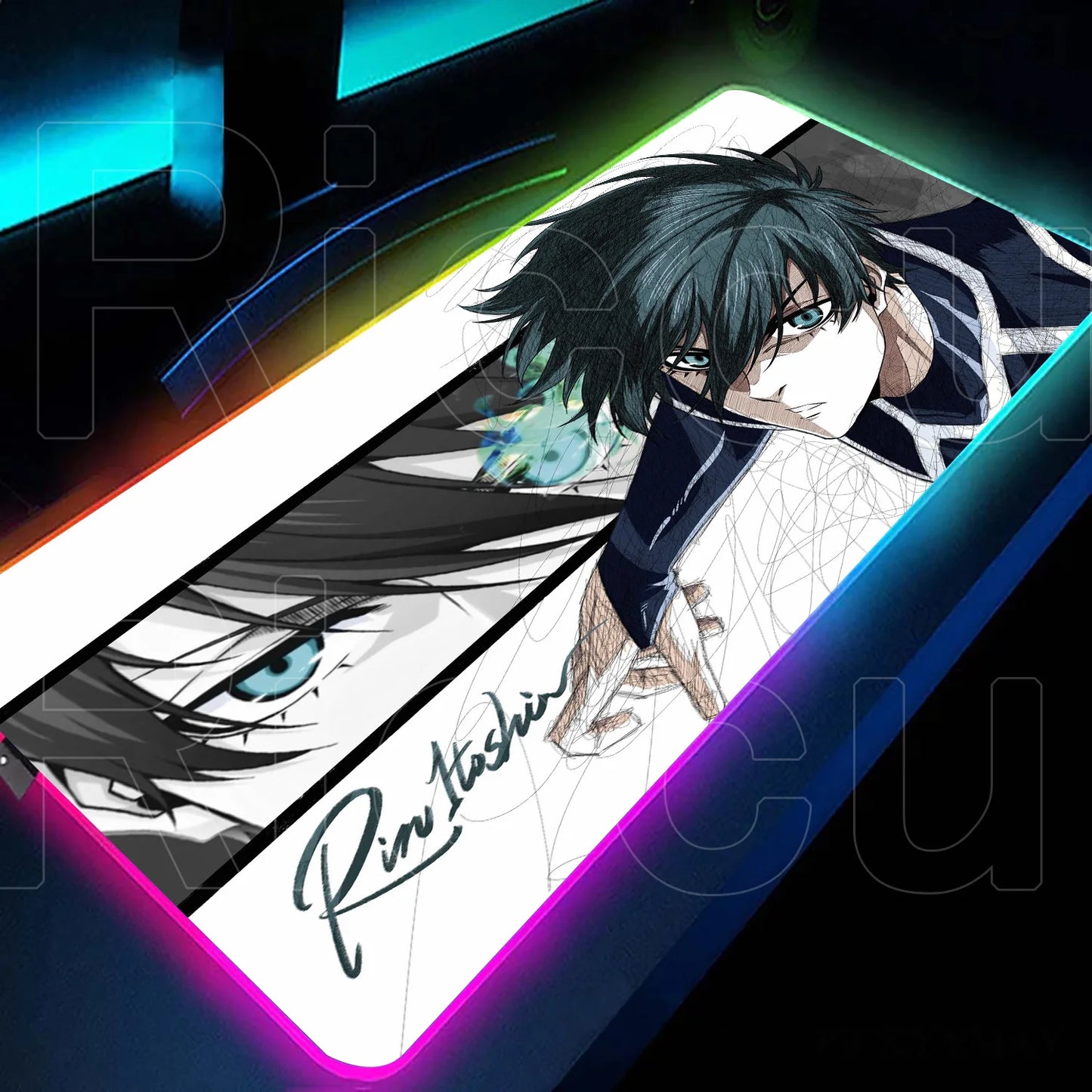RGB Gaming Mouse Pad with LED Lighting – Large Desk Mat for PC & Keyboard