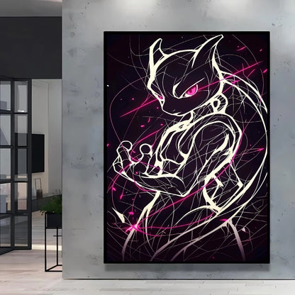 Pokémon Anime Canvas Wall Art Poster