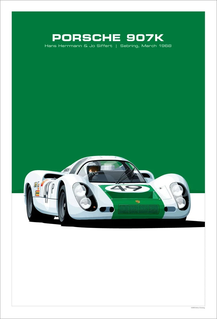 The Heritage Garage Series: Retro Racing GTR Canvas Art