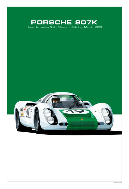 The Heritage Garage Series: Retro Racing GTR Canvas Art
