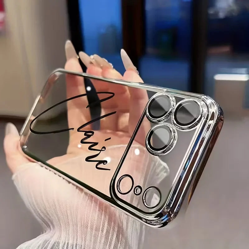 The Monogram Series: Custom Plated Transparent Case