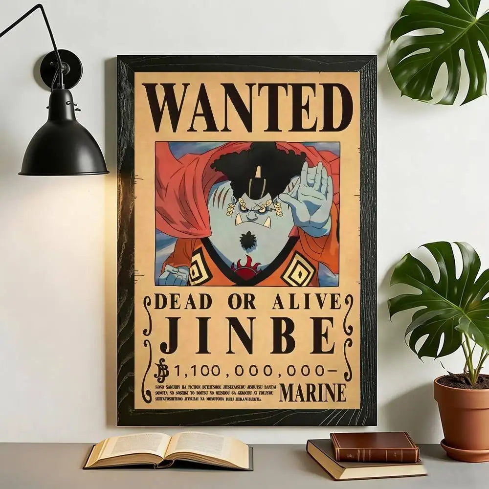 The Grand Line Collection: High-Definition One Piece Wanted Canvas Art