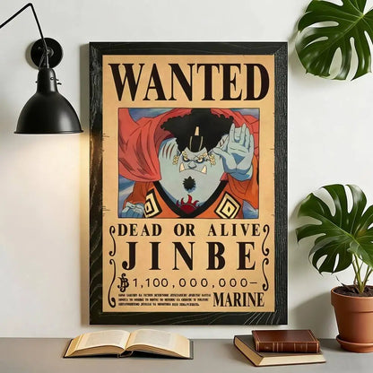 The Grand Line Collection: High-Definition One Piece Wanted Canvas Art