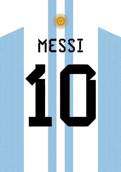 The Pitch Legends Collection: Premium Football Jersey Canvas Art