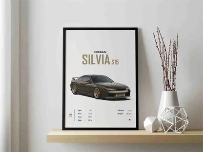 The JDM Legends Collection: Retro Supercar Canvas Art