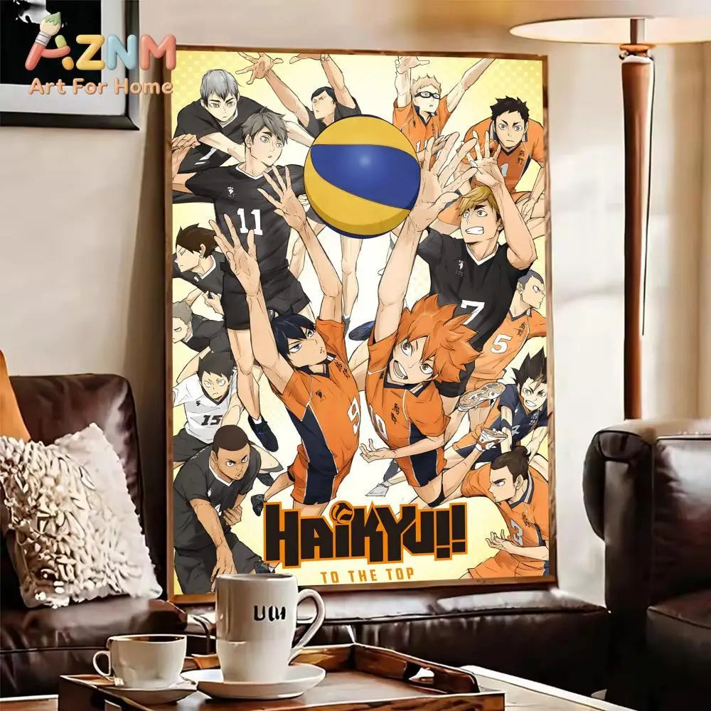 The Collector's Series: High-Definition Haikyuu Canvas Art