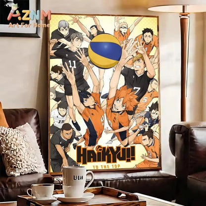The Collector's Series: High-Definition Haikyuu Canvas Art