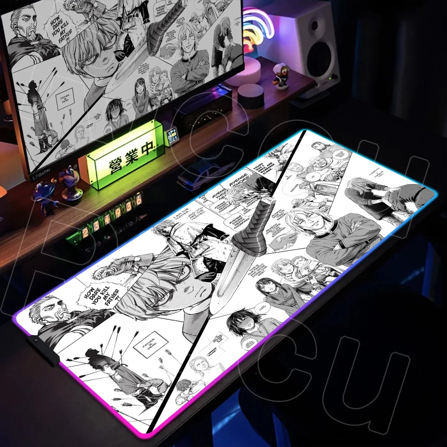 RGB LED Gaming Mouse Pad –  Desk Mat
