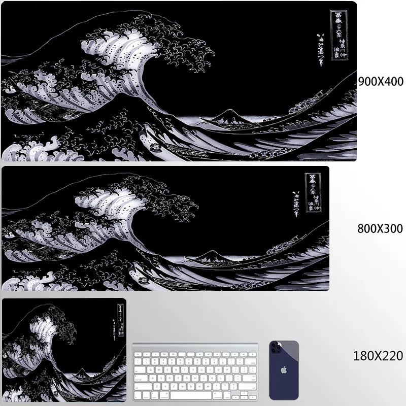 Great Wave Art XXL Gaming Mouse Pad