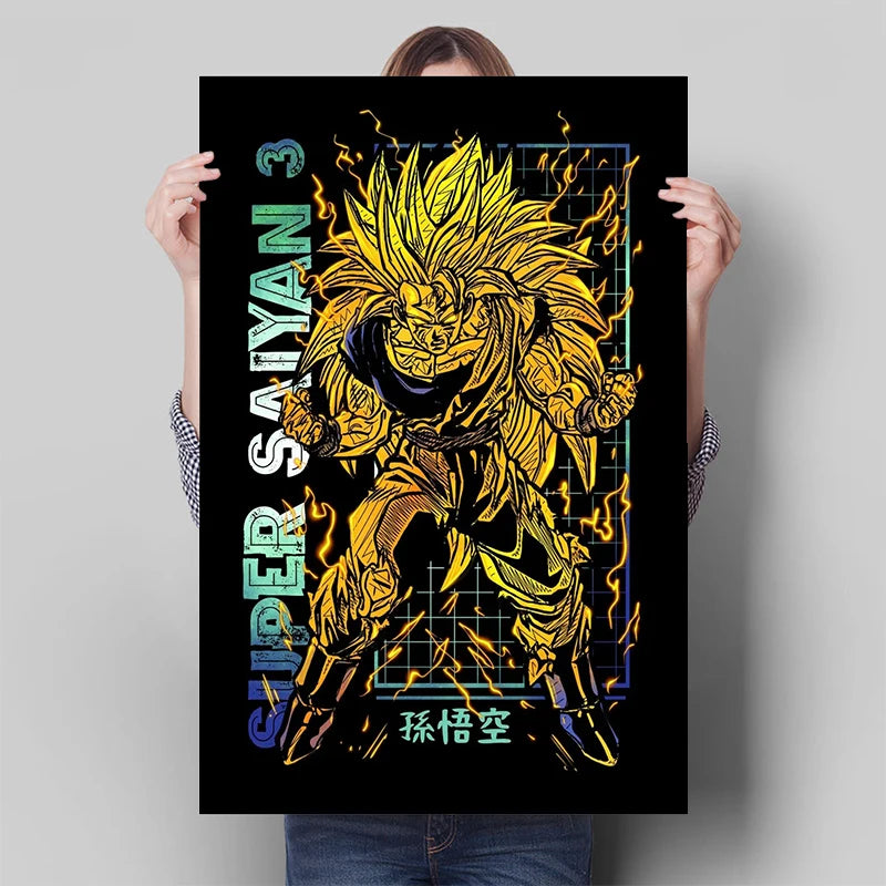 Dragon Ball Z Anime Poster – Canvas Wall Art