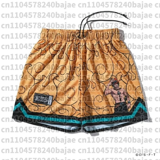 One Piece Luffy Gear 5 Beach Shorts