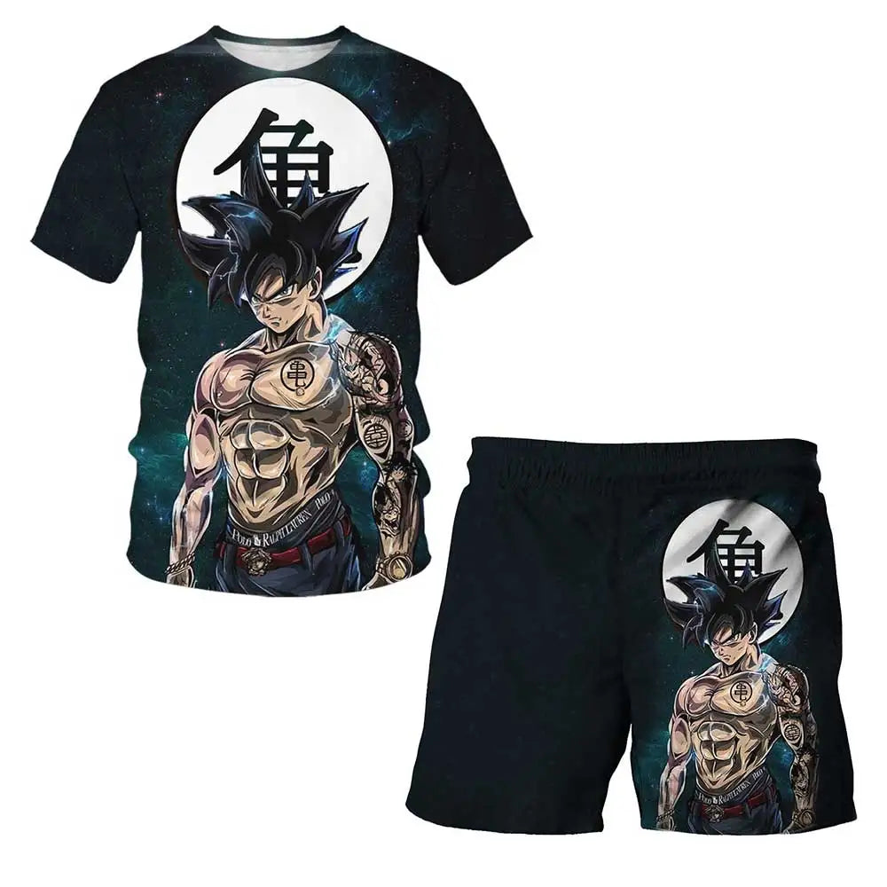 Dragon Ball Goku Cosplay T-Shirt & Shorts Set