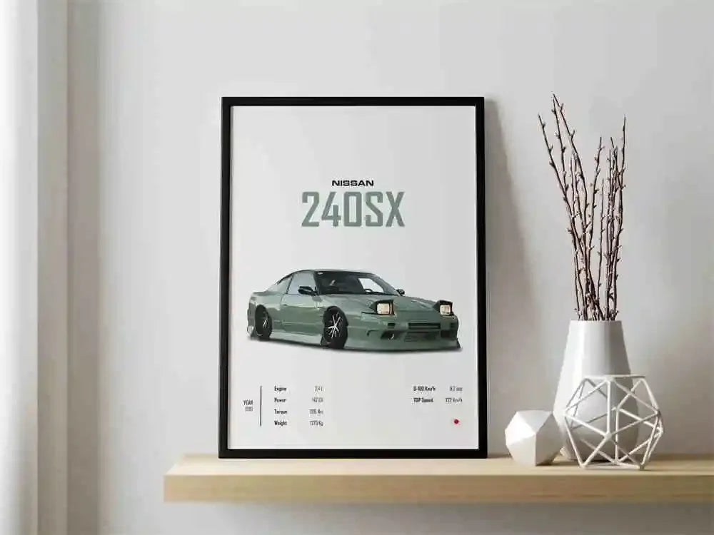 The JDM Legends Collection: Retro Supercar Canvas Art