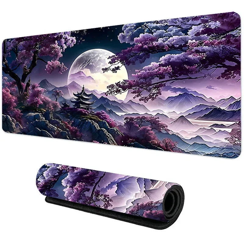 Night Moonlight Gaming Mouse Pad – Multi-Style XXL Desk Mat