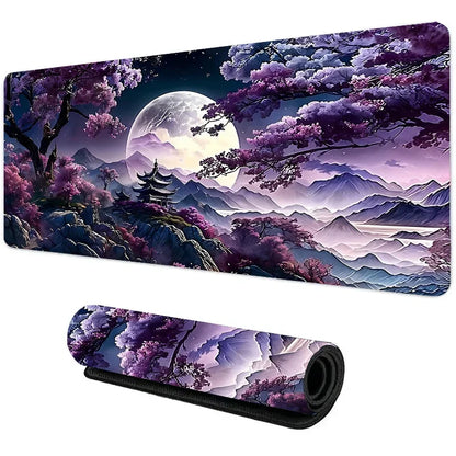 Night Moonlight Gaming Mouse Pad – Multi-Style XXL Desk Mat