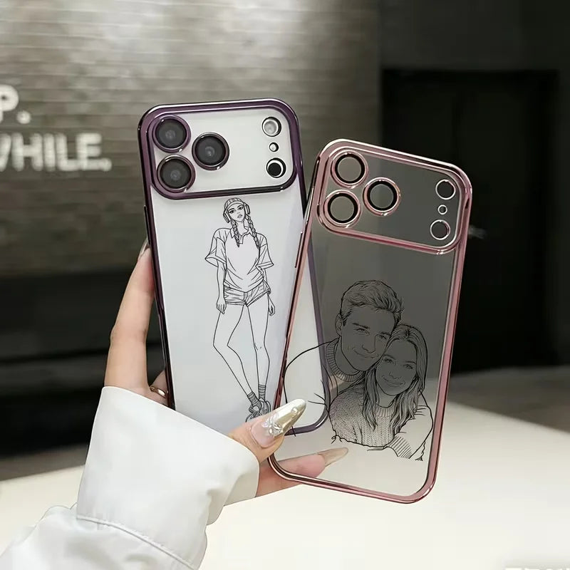The Bespoke Portrait: Custom Line Art Case