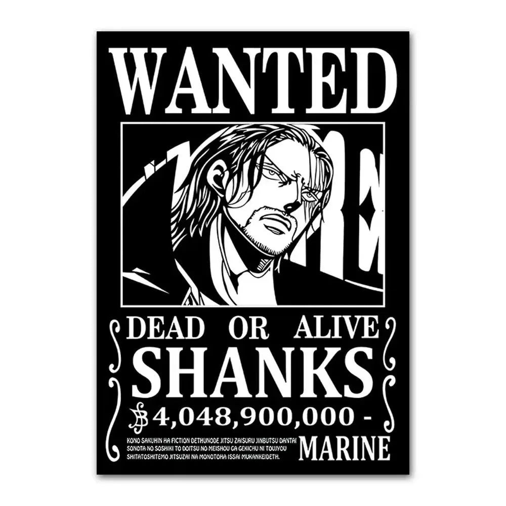 One Piece Anime Canvas Poster – Luffy & Characters Wall Art