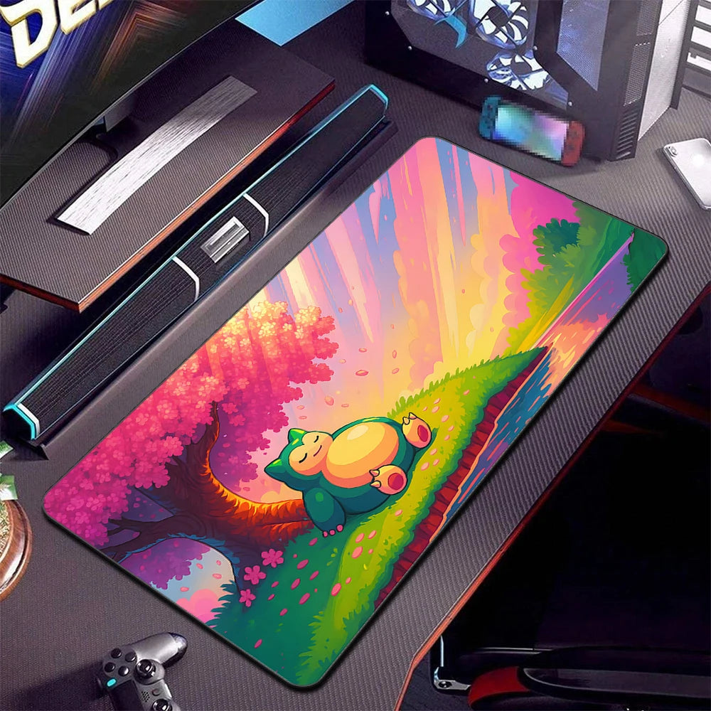 Anime Art Gaming Mouse Pad – Non-Slip, Waterproof Desk Mat