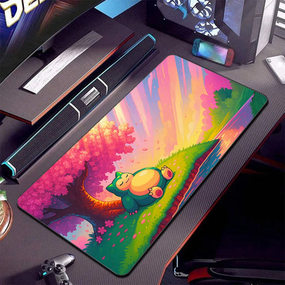 Anime Art Gaming Mouse Pad – Non-Slip, Waterproof Desk Mat