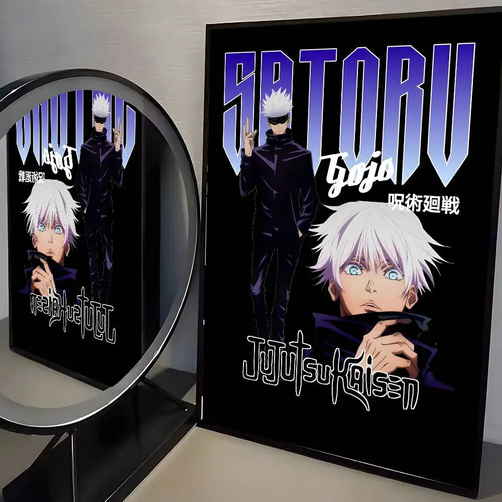 The Sorcerer's Collection: High-Definition Gojo Satoru Canvas Art