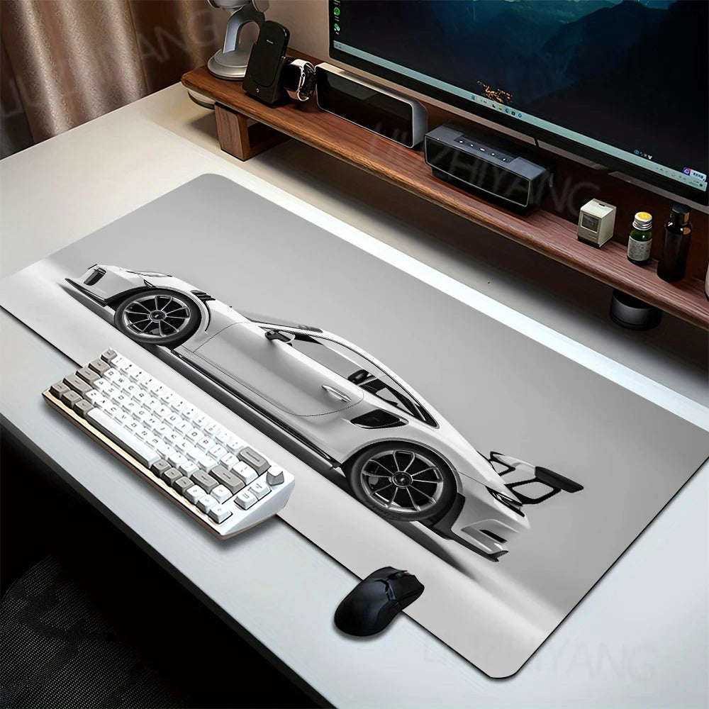 Sports Car XXL Gaming Mouse Pad – Anti-Slip Desk Mat