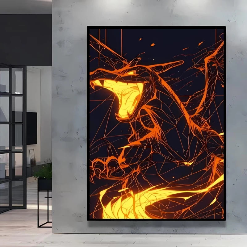 Pokémon Anime Canvas Wall Art Poster