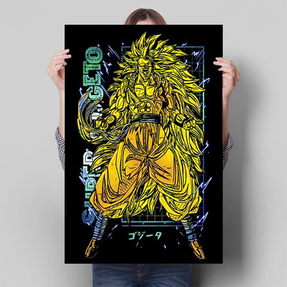 Dragon Ball Z Anime Poster – Canvas Wall Art