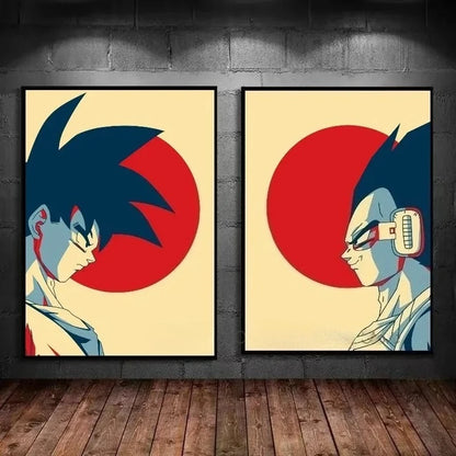 Dragon Ball Anime Poster – Super Saiyan Wall Art