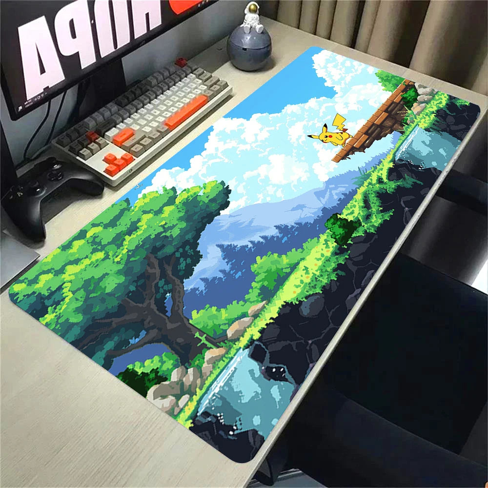 Pikachu Gaming Mouse Pad – Large Non-Slip Rubber Desk Mat