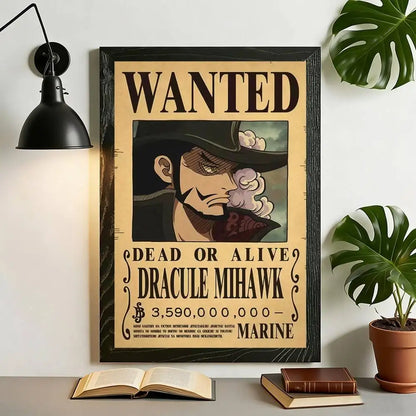 The Grand Line Collection: High-Definition One Piece Wanted Canvas Art