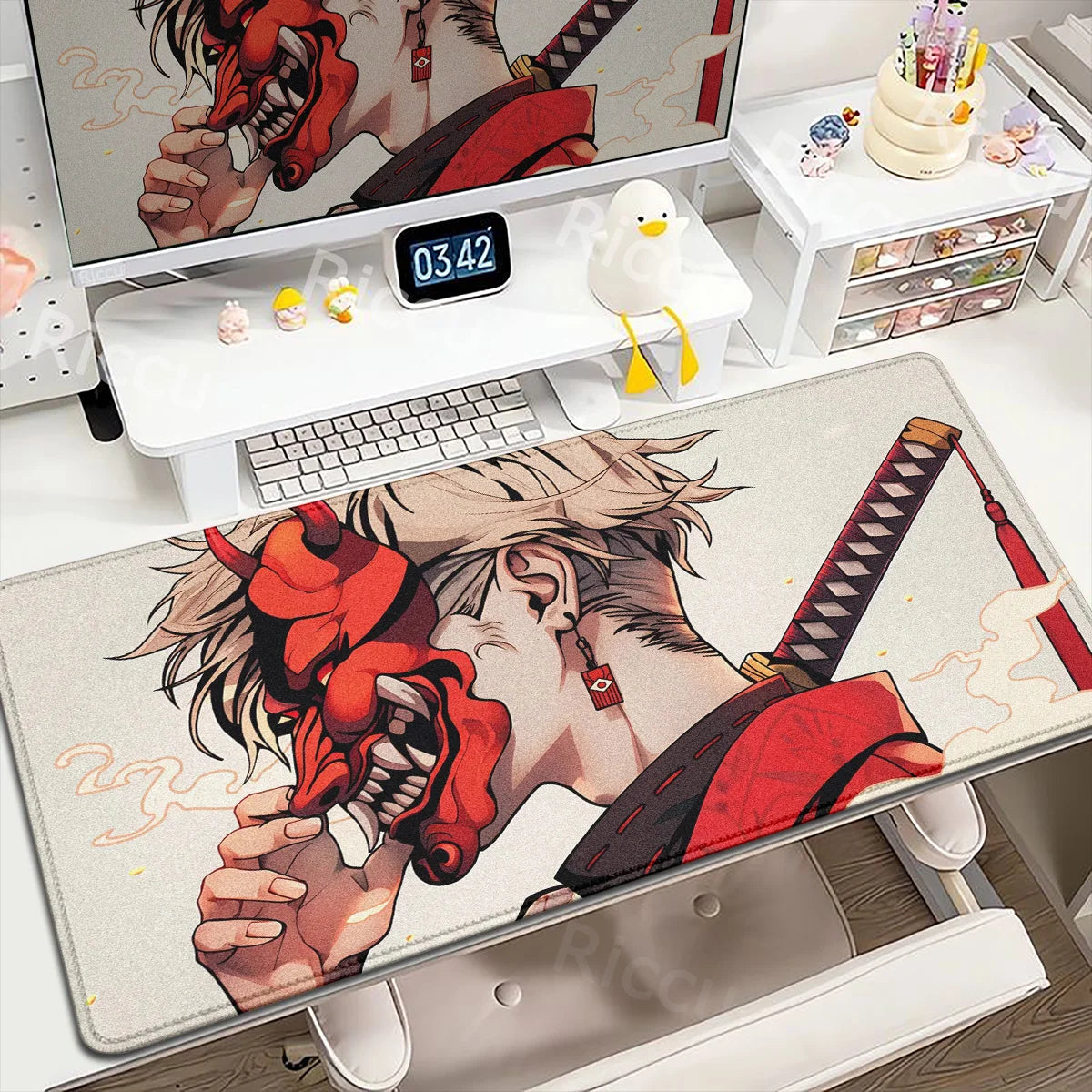The Oni Ronin Collection: Premium Extra-Large Samurai Anime Gaming Desk Mat