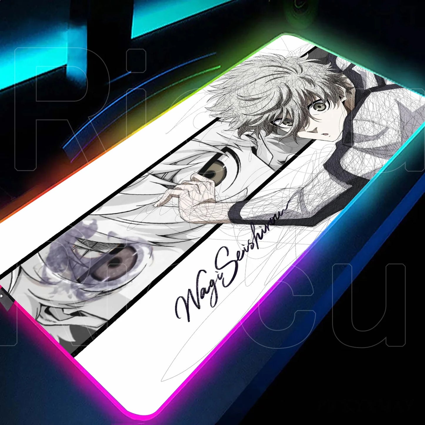 RGB Gaming Mouse Pad with LED Lighting – Large Desk Mat for PC & Keyboard