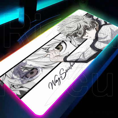 RGB Gaming Mouse Pad with LED Lighting – Large Desk Mat for PC & Keyboard