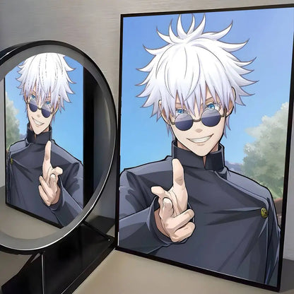 The Sorcerer's Collection: High-Definition Gojo Satoru Canvas Art