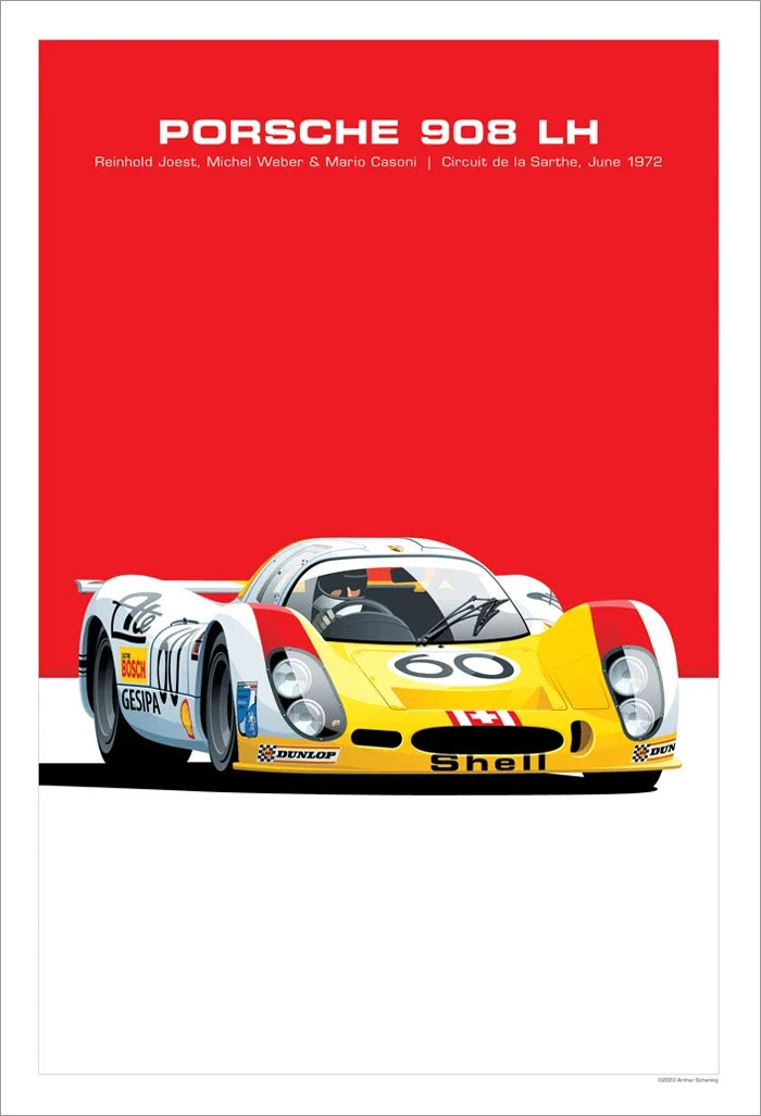 The Heritage Garage Series: Retro Racing GTR Canvas Art