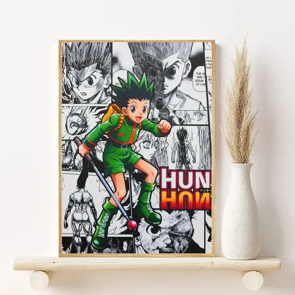 The Hunter’s Legacy Collection: Aesthetic Hunter x Hunter Canvas Art