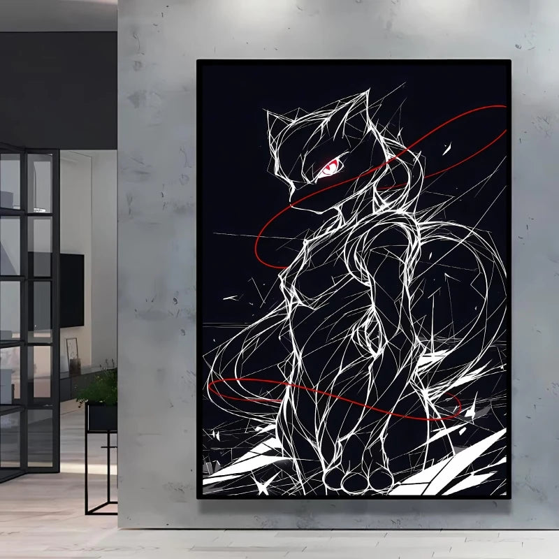 Pokémon Anime Canvas Wall Art Poster