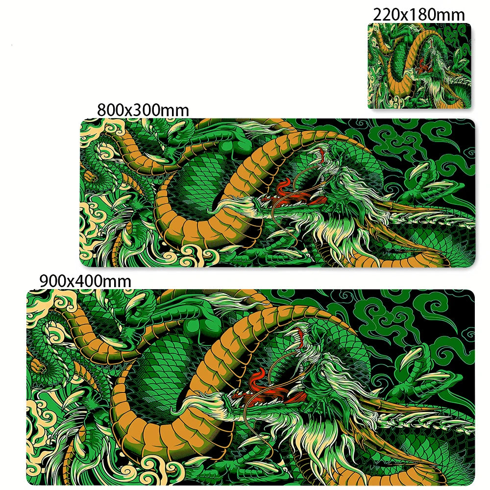 XL Gaming Mouse Pad – Black & White Dragon
