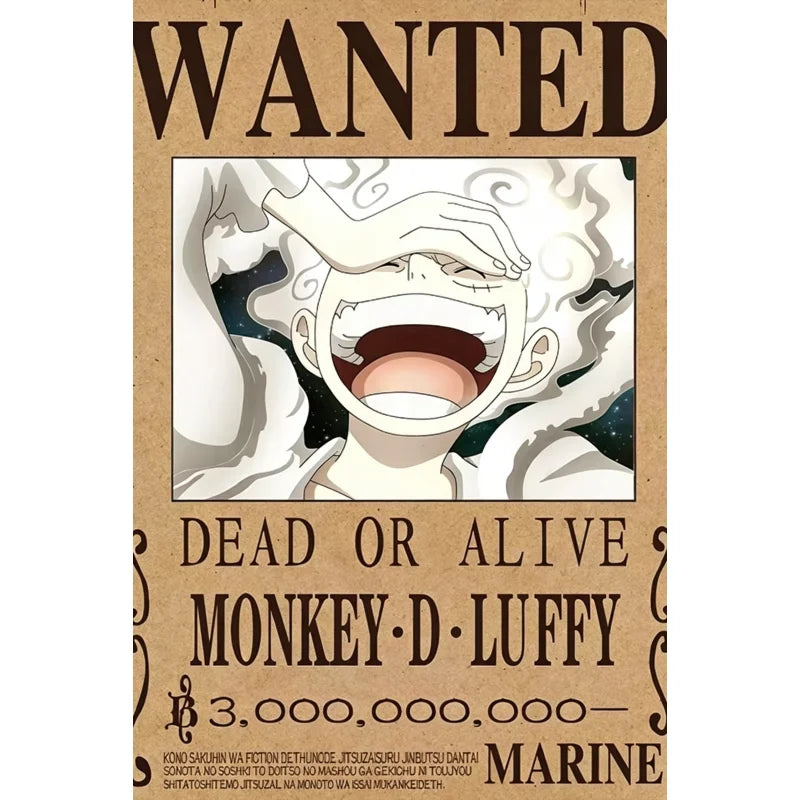 One Piece Anime Canvas Poster – Luffy & Zoro Wall Art