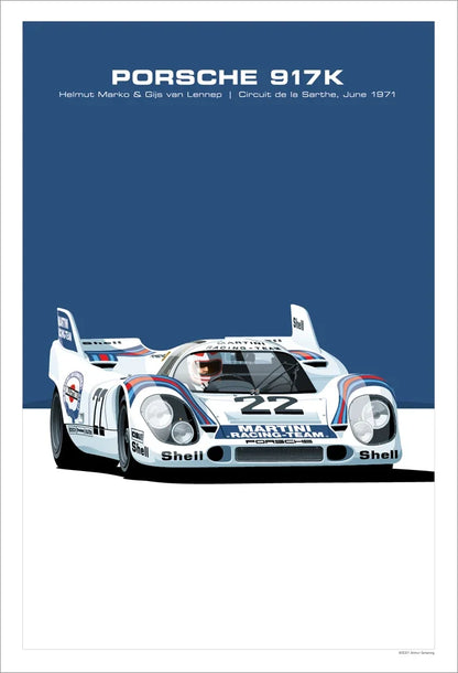 The Heritage Garage Series: Retro Racing GTR Canvas Art
