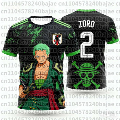 One Piece Luffy Anime Football Jersey