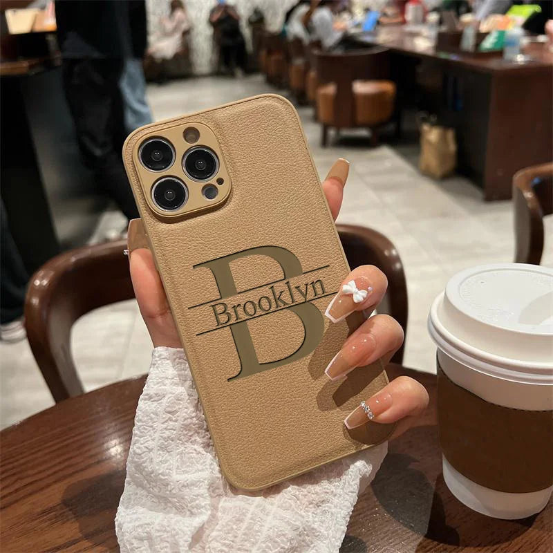 The Monogram Series: Custom Big Letter Laser-Engraved Case