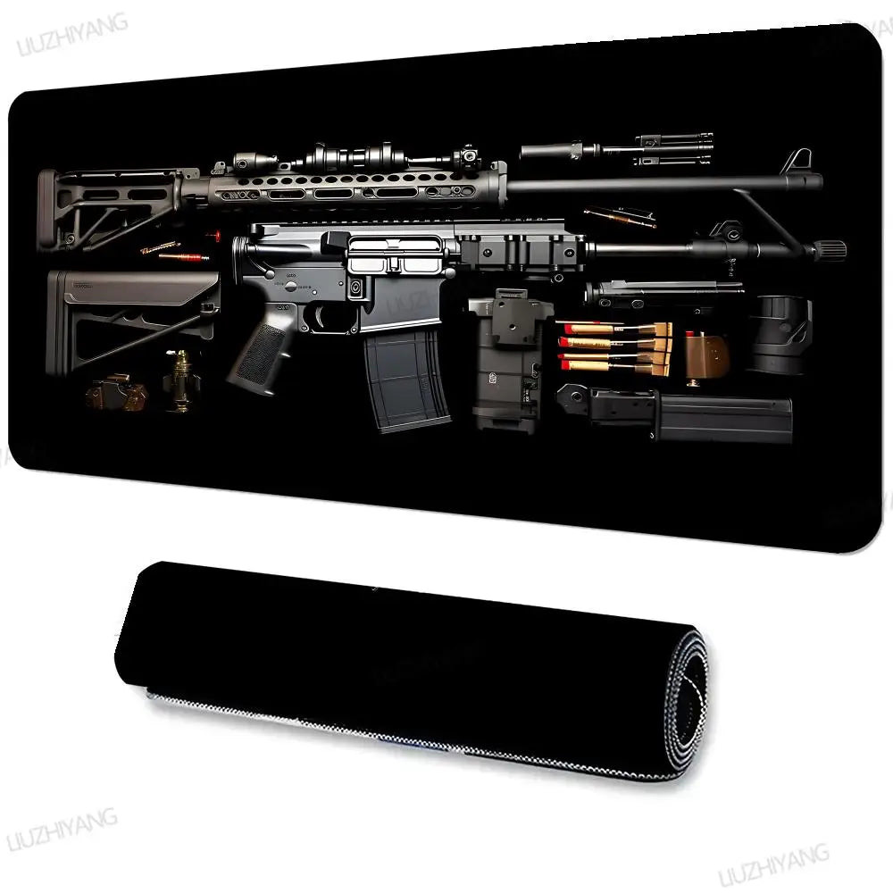 Gun Parts Design XXL Gaming Mouse Pad – Non-Slip Desk Mat