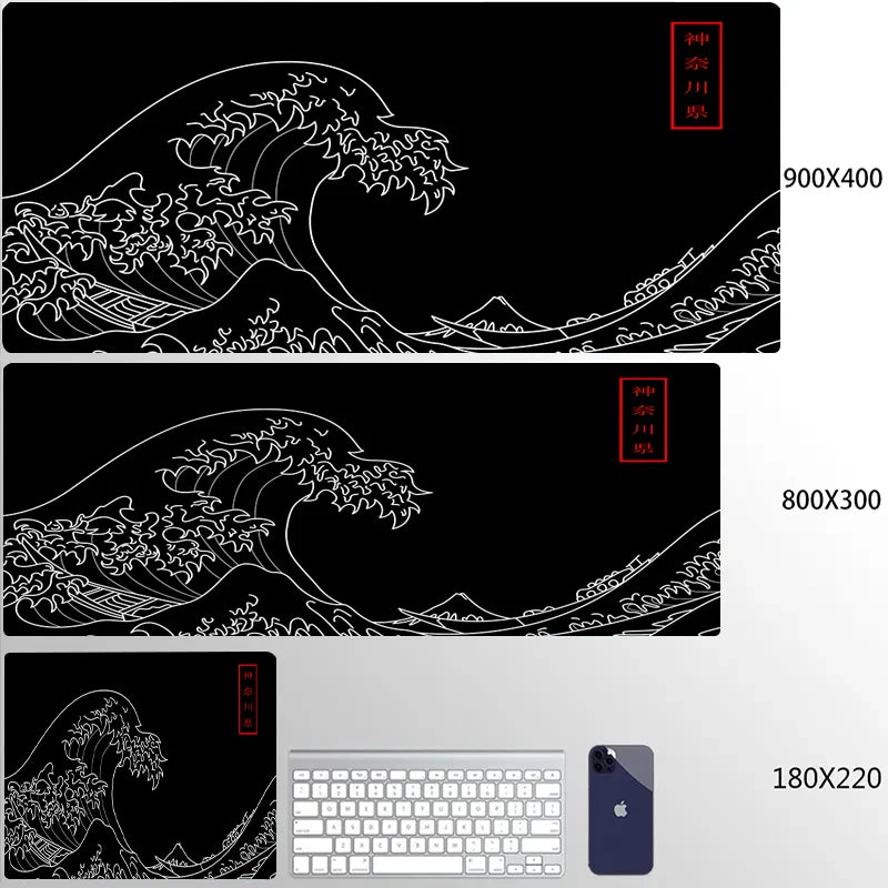 Great Wave Art XXL Gaming Mouse Pad
